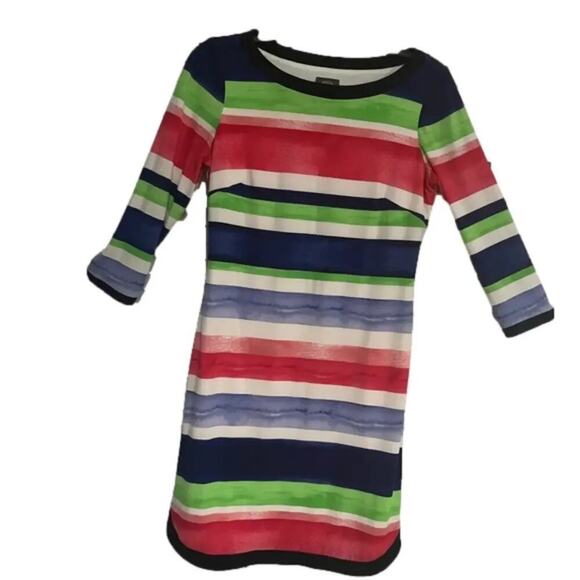 Vince Camuto Stripe Multi Casual Dress with liner Size 2 EUC - Picture 1 of 3